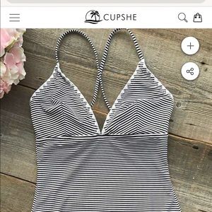 Striped Cupshe one piece